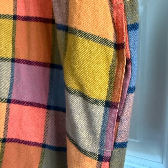 NWOT Madewell Flannel Sunday Shirt in Emmy Plaid - Picture 8 of 10